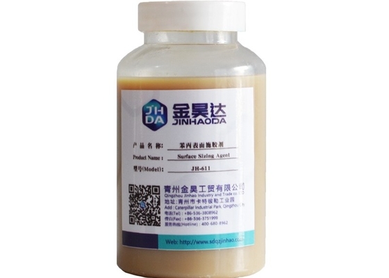 Vật liệu polymer Chất định cỡ bề mặt Styrene Acrylic cho sản phẩm giấy bìa mới
