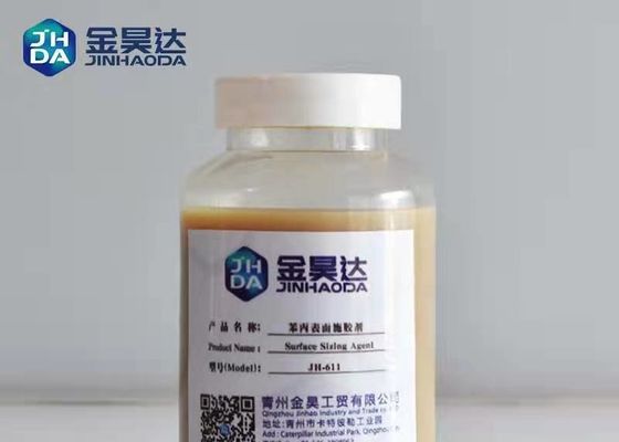 Khả năng chống nước JHDA 30% Chất tạo kích thước bề mặt cation trong ngành công nghiệp giấy