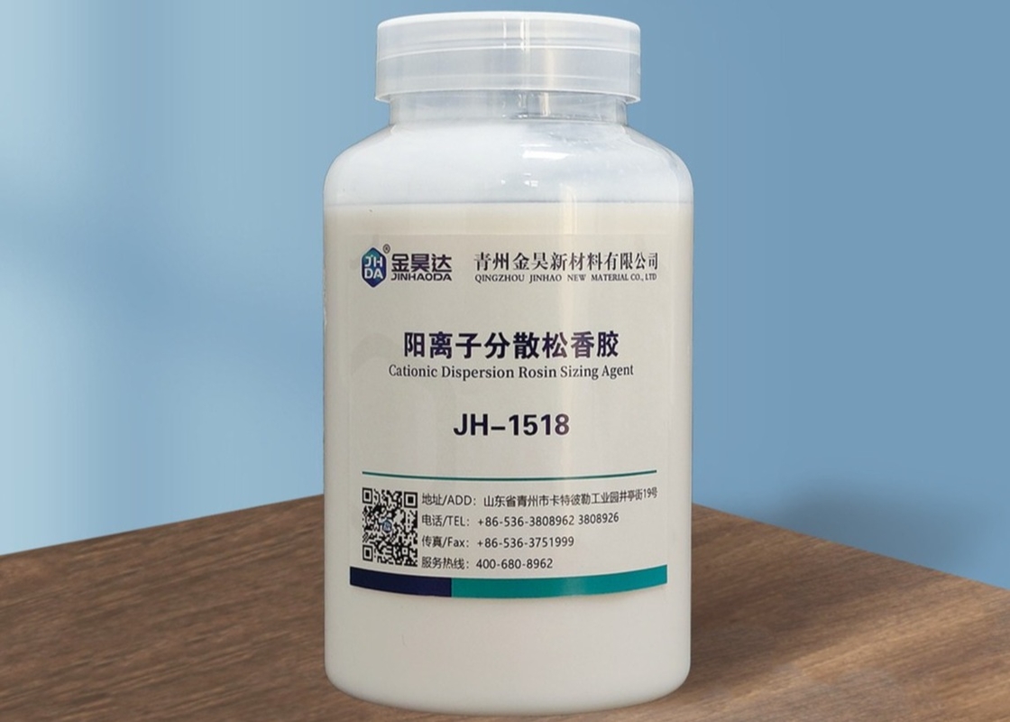 JH1518 Kích thước nhựa thông phân tán 25% đến 35% Cation cho khả năng chống nước của giấy