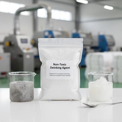 Giá tốt. Thuốc khử màu không độc hại cho giấy thải sản xuất bột loại bỏ mực trắng cao và phân hủy sinh học cho tái chế giấy bền vững trực tuyến