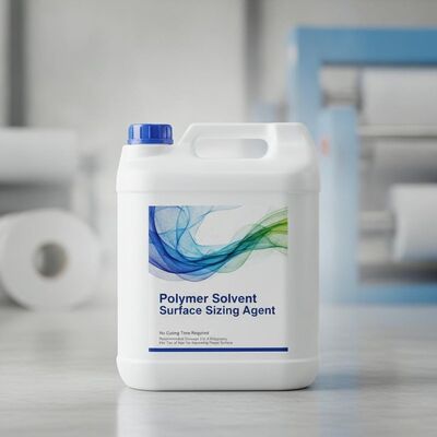 Chất phân giải polymer không cần thời gian làm cứng với liều khuyến cáo 2 đến 4 kg mỗi tấn giấy để cải thiện bề mặt giấy